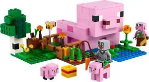 international version minecraft Series 21268 The Baby Pig House Number of parts 238 Suitable for age 7+ toy building blocks