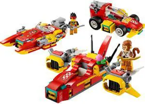 international version monkie kid Series 80050 Creative Vehicles Number of parts 390 Suitable for age 6+ toy building blocks