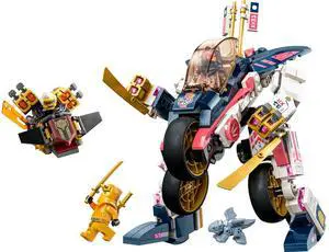 international version ninjago Series 71792 Sora's Transforming Mech Bike Racer Number of parts 384 Suitable for age 8+ toy building blocks