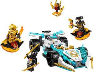 international version ninjago Series 71791 Zanes Dragon Power Spinjitzu Race Car Number of parts 307 Suitable for age 7+ toy building blocks