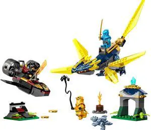 international version ninjago Series 71798 Nya and Arin's Baby Dragon Battle Number of parts 157 Suitable for age 4+ toy building blocks