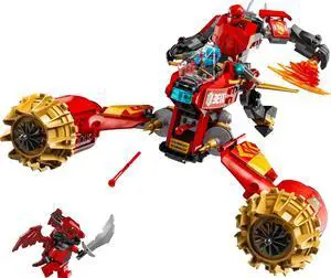 international version ninjago Series 71830 Kai's Mech Storm Rider Number of parts 333 Suitable for age 7+ toy building blocks