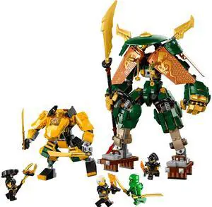 international version ninjago Series 71794 Lloyd and Arin's Ninja Team Mechs Number of parts 764 Suitable for age 9+ toy building blocks