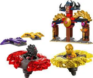 international version ninjago Series 71826 Dragon Spinjitzu Battle Pack Number of parts 186 Suitable for age 6+ toy building blocks