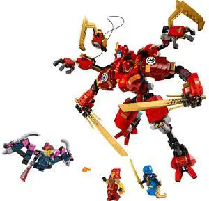 international version ninjago Series 71812 Kai's Ninja Climber Mech Number of parts 623 Suitable for age 9+ toy building blocks