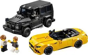 international version speed champions Series 76924 Mercedes-AMG G 63 & Mercedes-AMG SL 63 Number of parts 808 Suitable for age 10+ toy building blocks