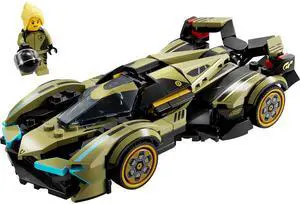 international version speed champions Series 76923 Lamborghini Lambo V12 Vision GT Super Car Number of parts 230 Suitable for age 10+ toy building blocks