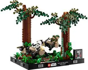 international version star wars Series 75353 Endor Speeder Chase Diorama Number of parts 608 Suitable for age 18+ toy building blocks