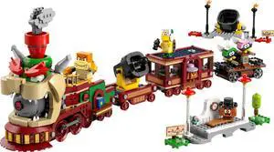 international version super mario Series 71437 The Bowser Express Train Number of parts 1392 Suitable for age 9+ toy building blocks