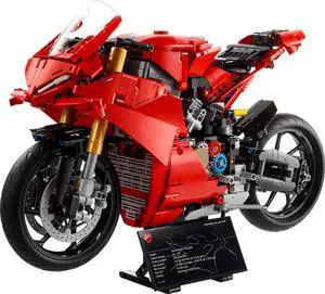 international version TECHHNIC Series 42202 Ducati Panigale V4 S Motorcycle Number of parts 1603 Suitable for age 18+ toy building blocks