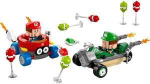 international version super mario Series 72034 Mario Kart  Baby Mario vs. Baby Luigi Number of parts 321 Suitable for age 8+ toy building blocks
