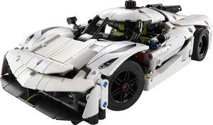 international version TECHHNIC Series 42184 Koenigsegg Jesko Absolut White Hypercar Number of parts 801 Suitable for age 10+ toy building blocks