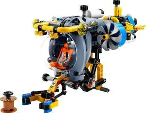 international version TECHHNIC Series 42201 Deep-Sea Research Submarine Number of parts 413 Suitable for age 9+ toy building blocks