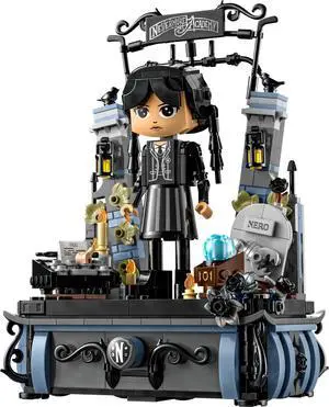 international version WEDNESDAY Series 76780 Wednesday Addams Figure Number of parts 702 Suitable for age 10+ toy building blocks