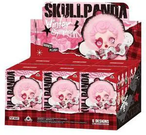 POP MART SKULLPANDA Winter Symphony Series Plush Case of 6 Blind Boxes