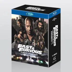 international version Blu-ray The Fast and the Furious 1-10(2001-2023) English Pronunciation English subtitles