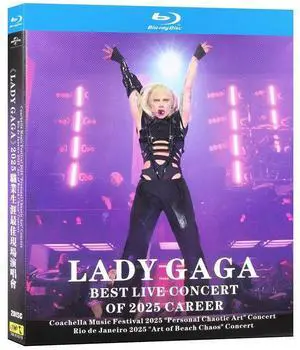 international version Blu-ray LADY GAGA BEST LIVE CONCERT OF 2025 CAREER(2025) English Pronunciation English subtitles