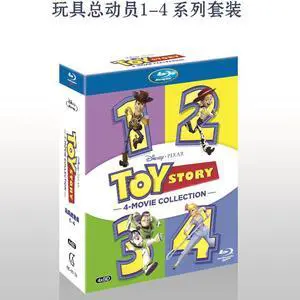 international version Blu-ray Toy Story 1-4(1995-2019) English Pronunciation English subtitles