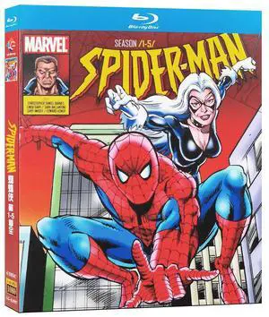 international version Blu-ray Spider-Man Season 1-5(1994) English Pronunciation English subtitles