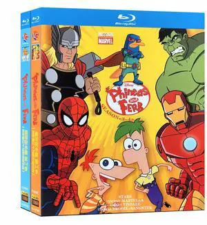 international version Blu-ray Phineas and Ferb Season 1-4 (2007-2012) BD English pronunciation English subtitles