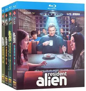 international version Blu-ray Resident Alien Season 1-4 (2021-2025) BD English pronunciation English subtitles