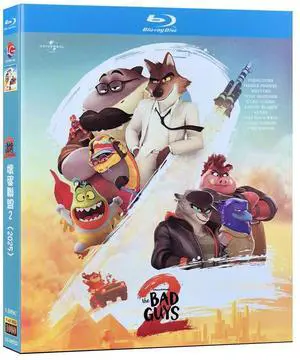 international version Blu-ray The Bad Guys 2 (2025)BD English pronunciation English subtitles