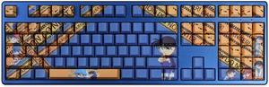 Conan translucent PBT key caps five-sided heat sublimation classic anime secondary original height standard with 108 keys