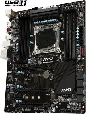 FOR MSI X99A Raider LGA 2011-v3 Intel X99 SATA 6Gb/s USB 3.1 USB 3.0 ATX Intel Motherboard