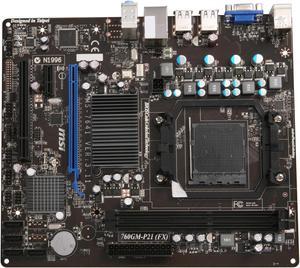 FOR MSI 760GM-P21 (FX) AM3+ Micro ATX AMD Motherboard