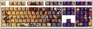 High Score Girl translucency PBT heat-sublimation keycaps 108key Cherry Height