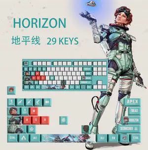 APEX keycap HORIZON PBT heat-sublimation keycaps 29key OEM Height