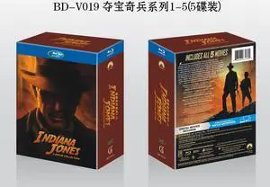 International version Raiders of the Lost Ark 1-5(1981-2023) Blu-ray English pronunciation English subtitles