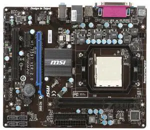 MSI NF725GM-P43 Socket AM3 DDR3 16GB Micro ATX Motherboard
