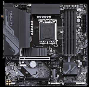 GIGABYTE B760M GAMING X AX LGA 1700 Intel B760 DDR5 192GB Micro ATX