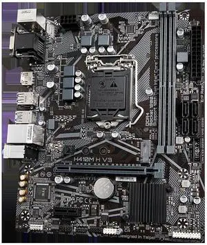 GIGABYTE H410M H V3 LGA1200 Intel H410 DDR4 64GB Micro ATX