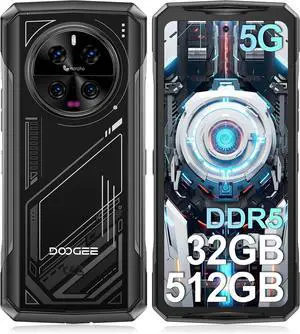 sluting DOOGEE V40 Rugged Smartphone 5G,32GB+512GB/2TB Android 14 Rugged Phone,4nm D7300,6.78" FHD+120Hz Rugged Unlocked Cell Phone,108MP+20MP Night Vision,8680mAh,3 Card Slots/Dual Unlock/NFC/Wi-Fi