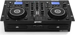 Gemini Sound Pro StandAlone DJ Dual Deck Media Player Mixer