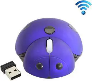 CM0184 3000 DPI 3-keys Mini Ladybug 2.4G Wireless Mouse Personalized Wireless Mouse