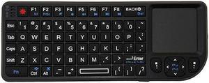 A8 Mini Wireless Mouse And Keyboard With Laser Touchpad Keyboard, Colour: English White Backlight