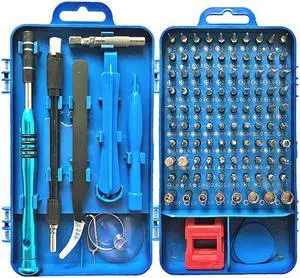 110 in 1 Watch Mobile Phone Disassembly Maintenance Tool Multi-function Chrome Vanadium Steel Screwdriver Set