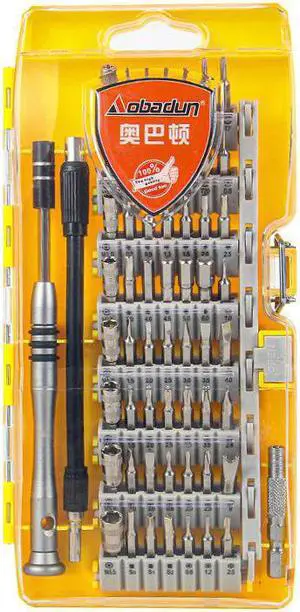 Obadun 9800 58 in 1 Screwdriver Set Manual CRV Batch Mobile Phone Disassembly Glasses Repair Tool