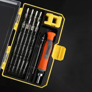 Obadun 9802 31 in 1 Screwdriver Set Tool Computer Clock Precision Multi-Function Repair Tool, Series: Ratchet Handle
