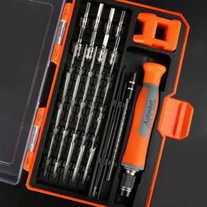 Obadun 9802 31 in 1 Screwdriver Set Tool Computer Clock Precision Multi-Function Repair Tool, Series: Telescopic Handle