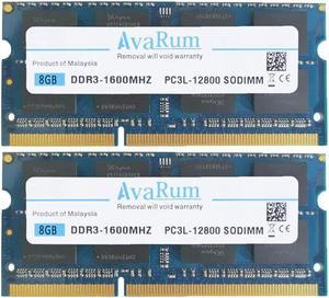 Avarum Ram 16GB Kit 2 x 8GB DDR3L1600 SODIMM 2Rx8 Memory for MSI Notebook GE60 2PE Apache Pro GP62 2QD Leopard