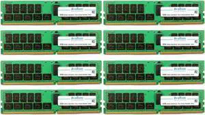 256GB Kit (8X32GB) DDR4 2933 RDIMM Memory for ASUS/Asmobile Motherboards:WS C621E SAGE by Avarum 2Rx4 ECC Registered Ram