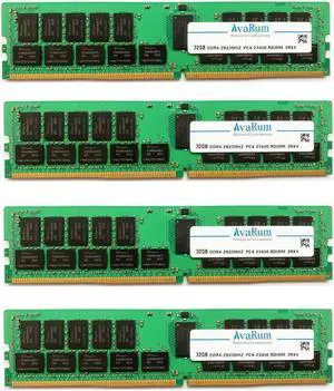 128GB Kit 4x32GB 2933MHz RDIMM 2Rx4 for Dell Servers by AVARUM RAM