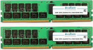 64GB Kit 2x32GB DDR4 2666MHz RDIMM 2Rx4 for Dell Servers by AVARUM RAM