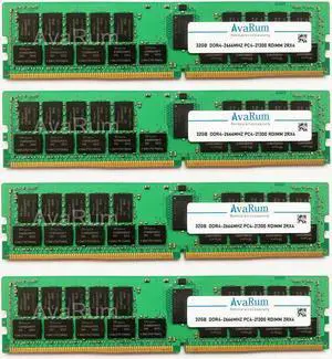 128GB 4x32GB DDR4-2666 PC4-21300 2Rx4 ECC Registered Memory by AVARUM RAM
