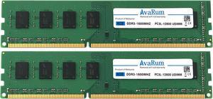 8GB (2x4GB) DDR3L 1600Mhz (PC3L-12800) 2RX8 Desktop Memory Module by Avarum Ram
