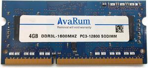 HMT451S6BFR8A-PB Hynix Replacement 4GB DDR3L-1600 PC3L-12800 SODIMM for Laptops by Avarum Ram Non-ECC Unbuffered Single Rank X8 Memory